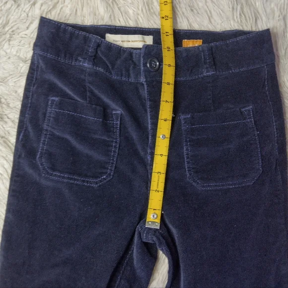 Anthropologie Pilcro and the Letterpress Superscript Flare Corduroy Pants Size 8